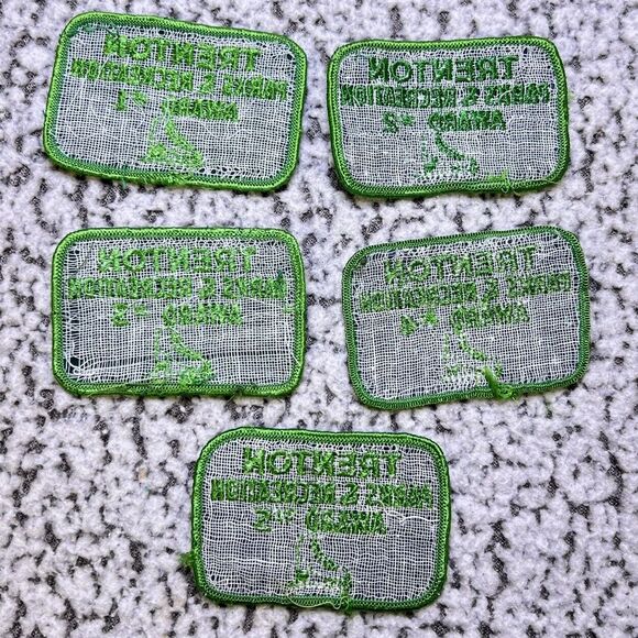 VTG New Jersey TRENTON PARKS & RECREATION Ice Figure Skating 9 Patch Lot Skate - Picture 3 of 11